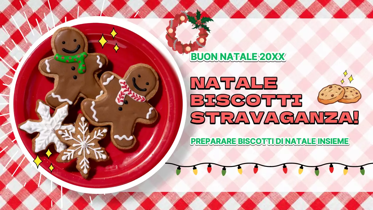 Ricetta dei biscotti natalizi vintage rossi