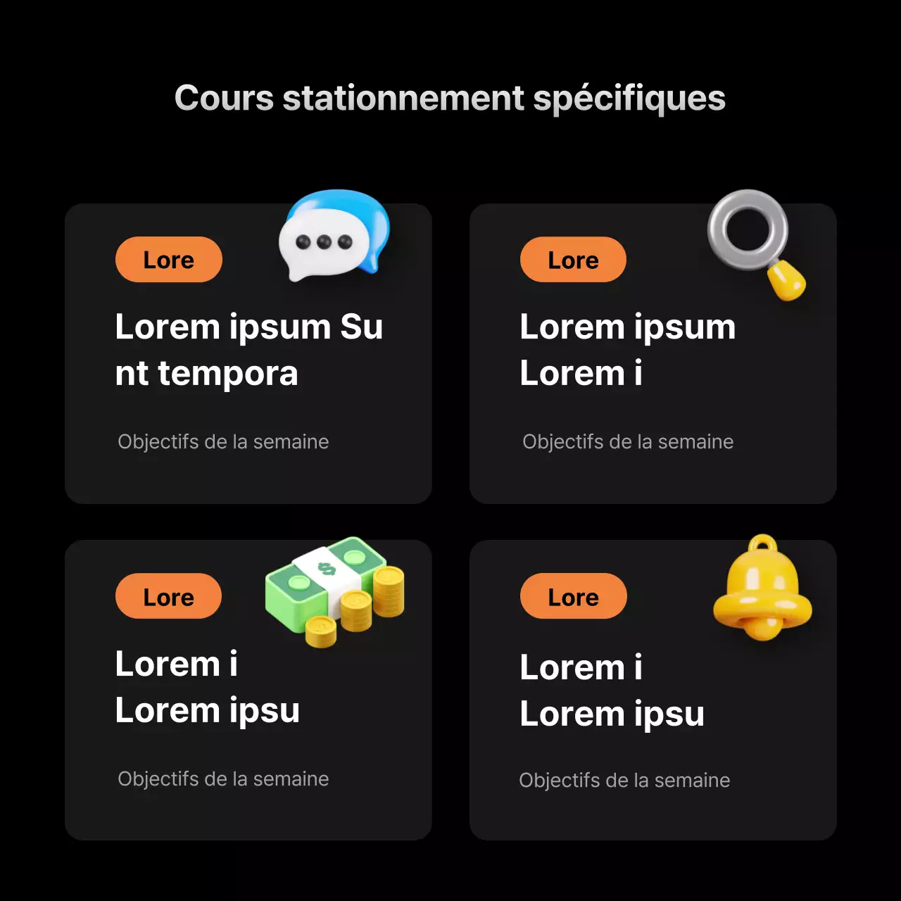 Promouvoir le recrutement en noir et orange