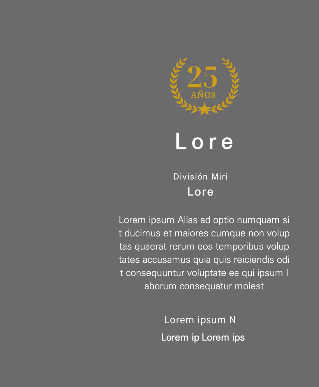 Placa de longevidad con laureles y estrellas dorados