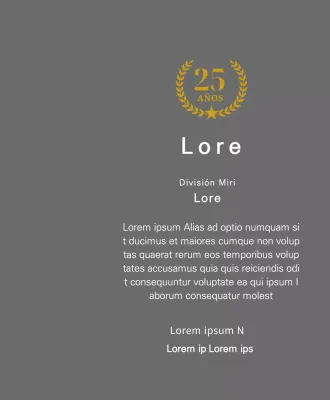 Placa de longevidad con laureles y estrellas dorados