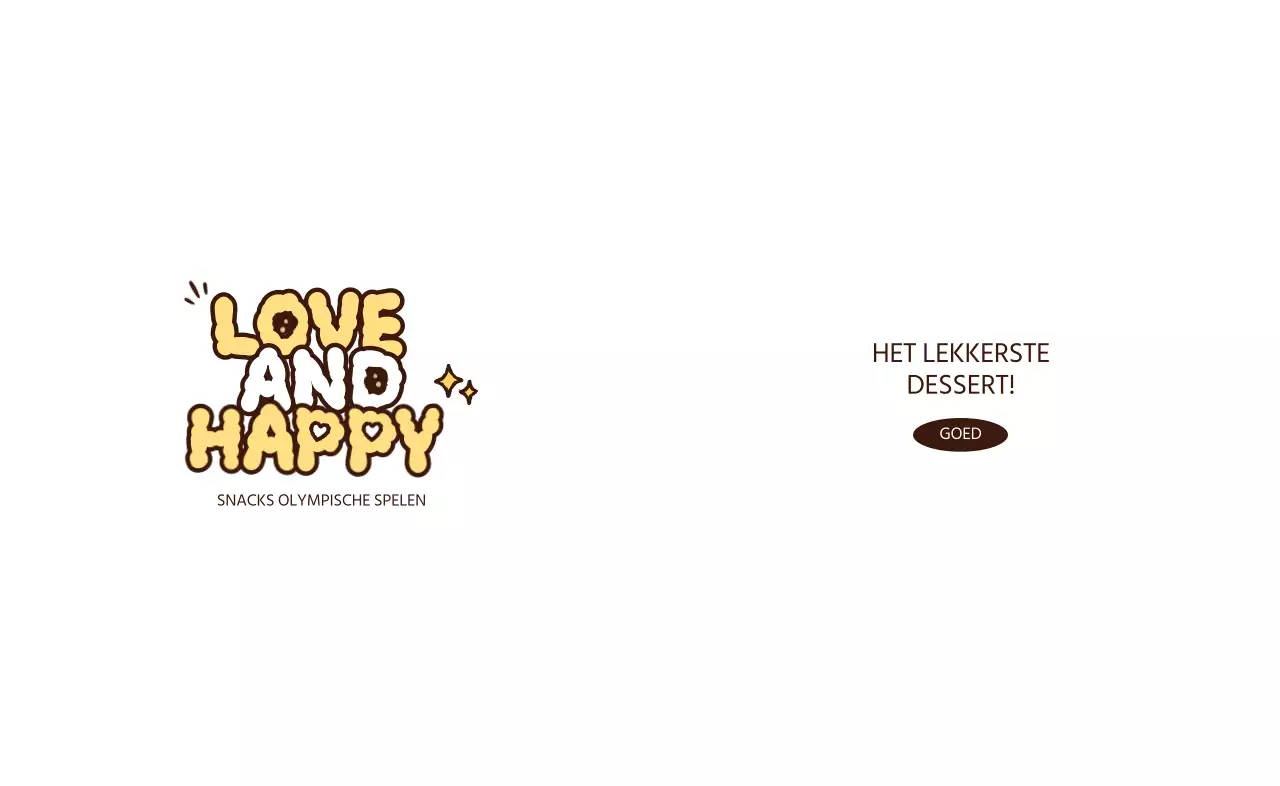 Event merchandise met koekjes en leuke conceptuele tekst