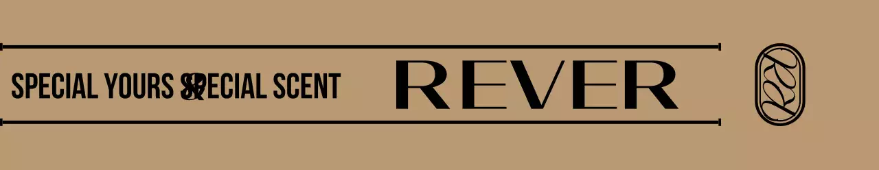 黒のラインとテキストで構成された高級感あふれるコンセプトのディフューザー工房用