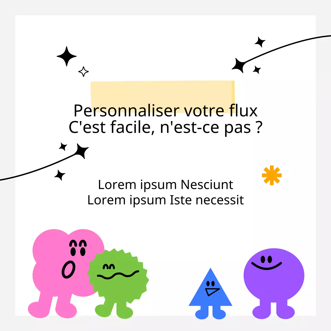 Plan d'alimentation simple, blanc et illustré