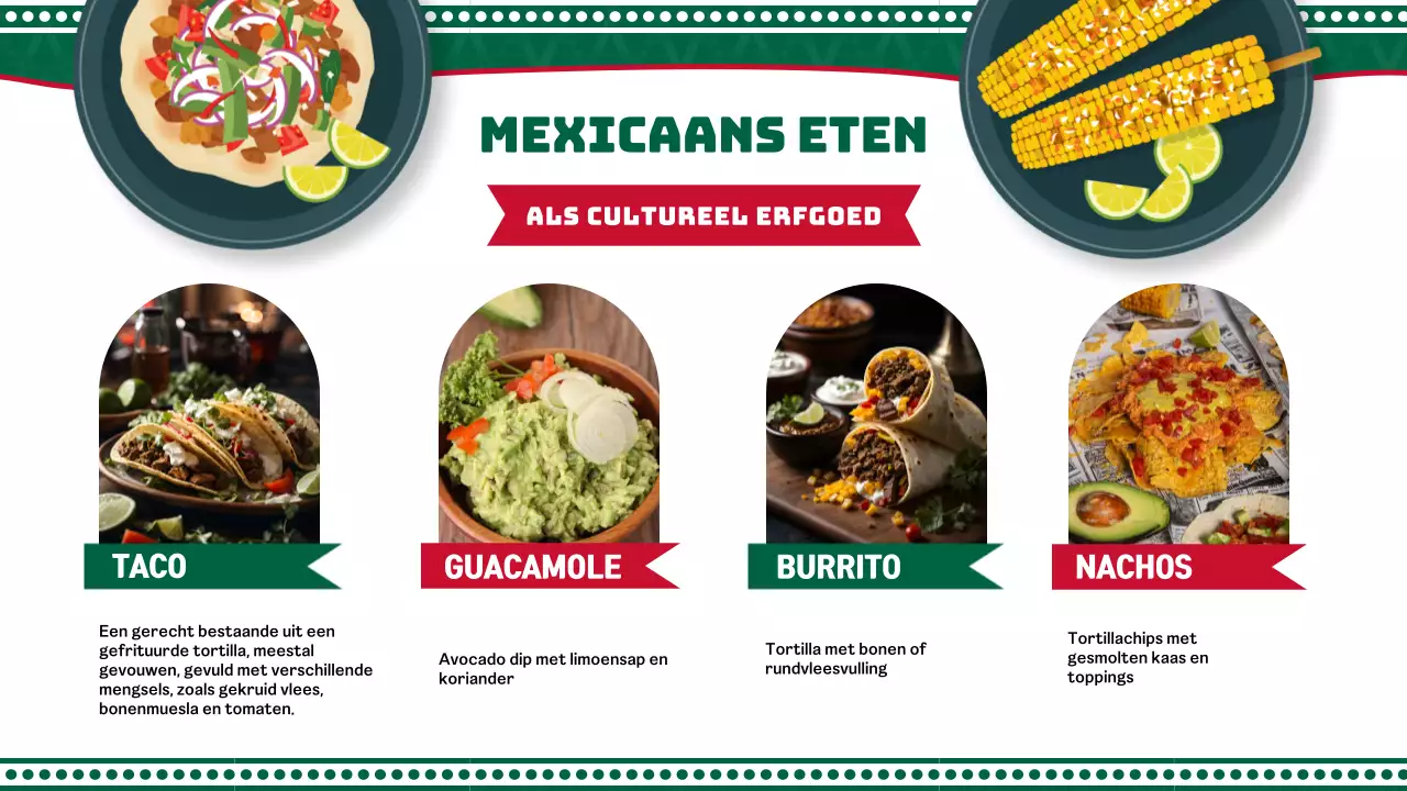 Een inleiding tot groen en rood geometrisch Mexico