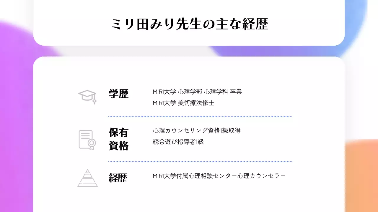 カラフル オシャレ 教育 資料 プレゼンテーション