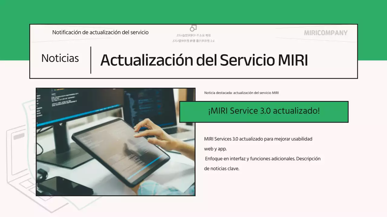 Acerca del boletín mensual de la empresa ecológica y moderna