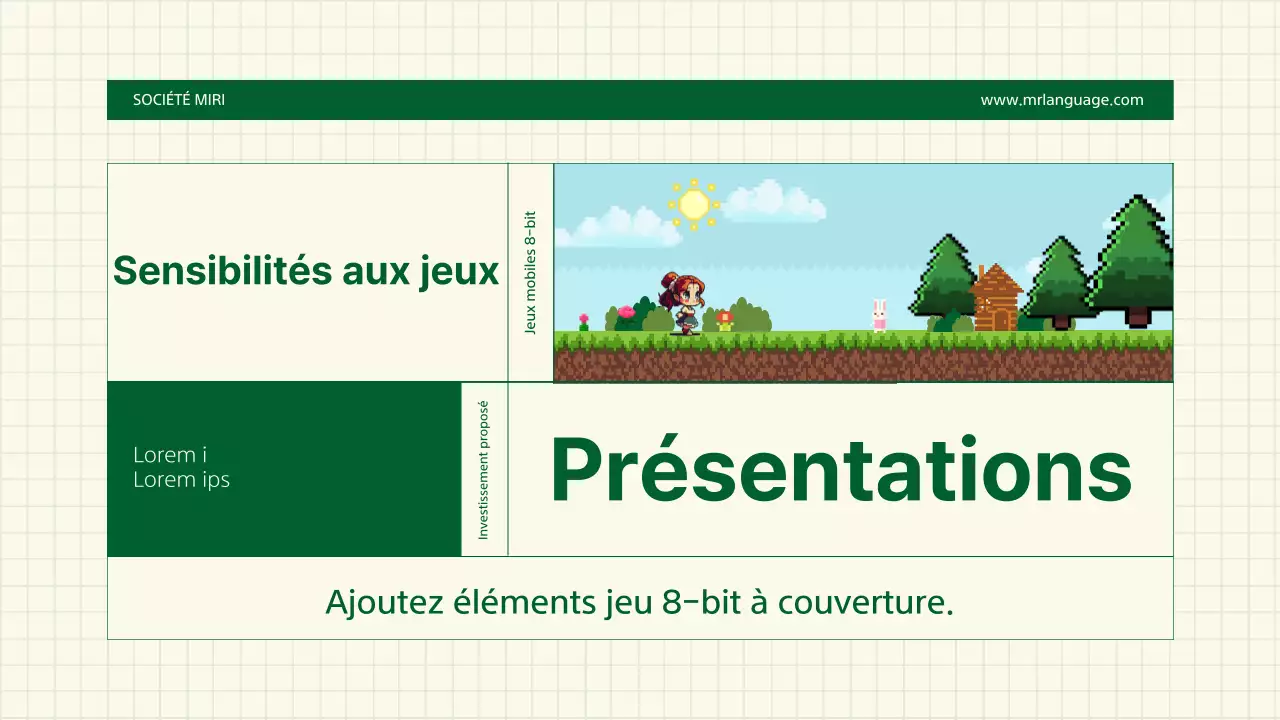 Rapport vert et rétro sur la sensibilité des jeux