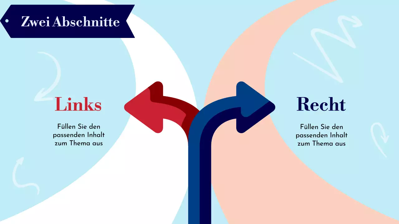 Marineblauer und himmelblauer trendiger Ziele- und Zielsetzungsplaner