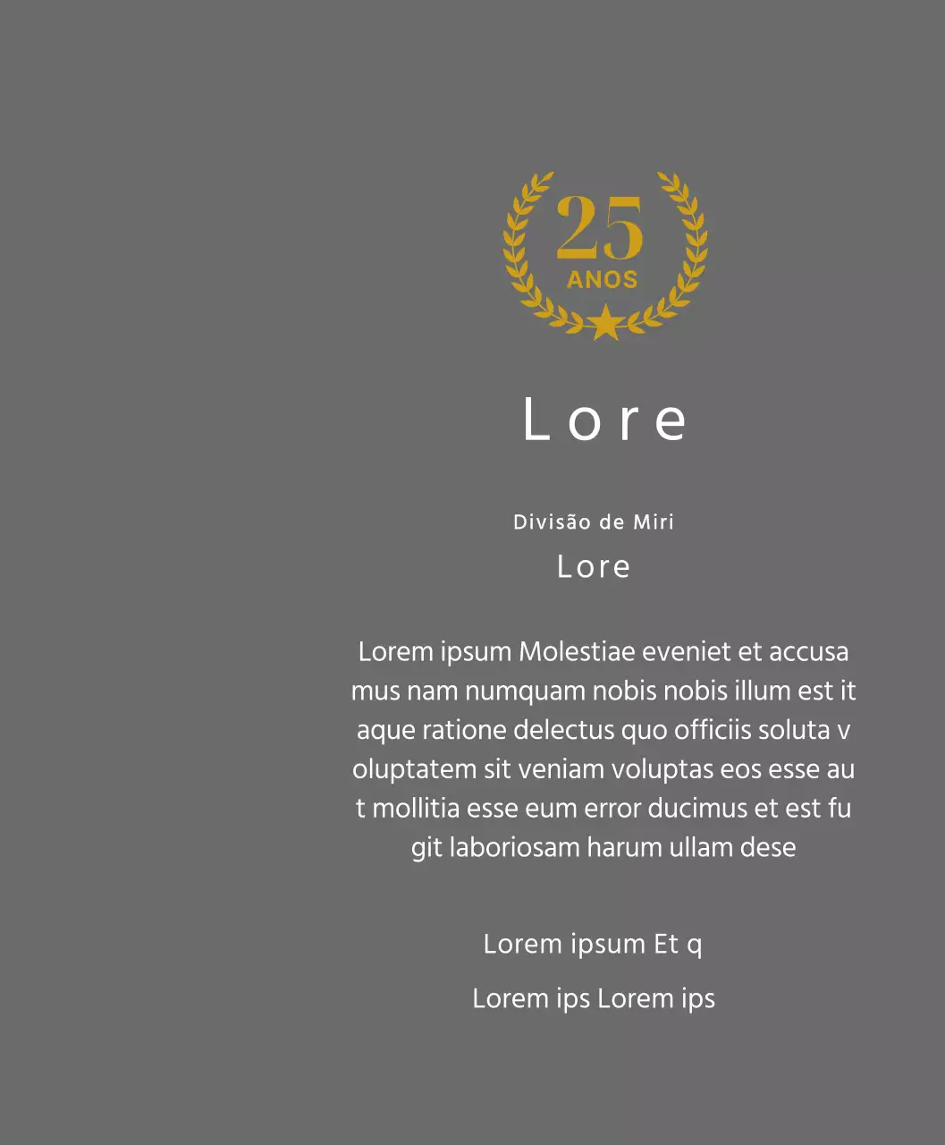 Placa de longevidade com louros e estrelas dourados