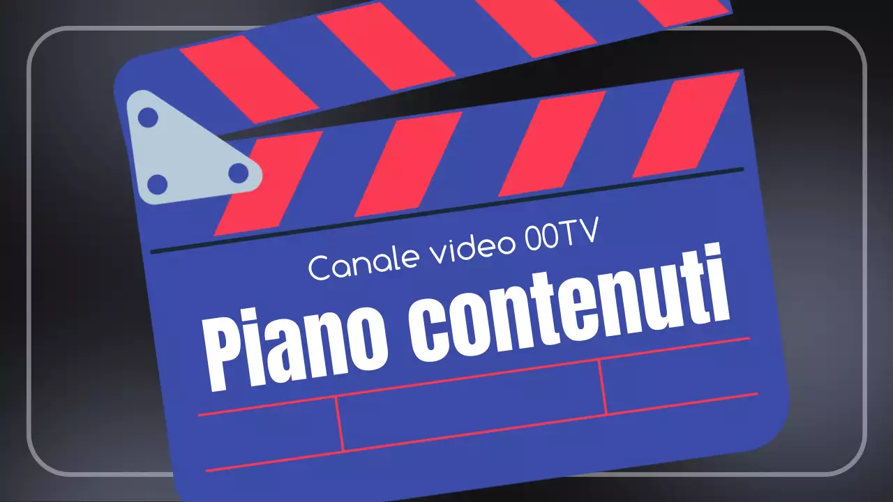 Piano dei contenuti video [Proposta di pianificazione dei contenuti video di tendenza in nero e blu