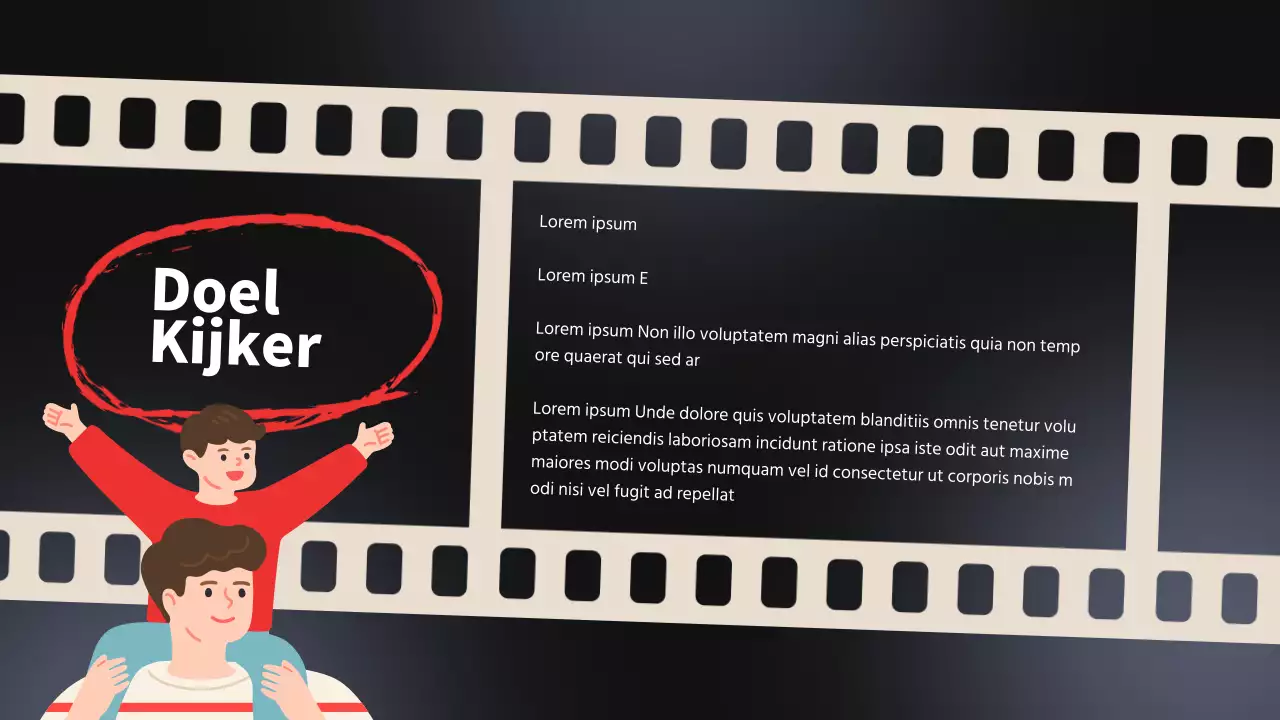 Video-inhoudsplan [Zwart en blauw trendy voorstel voor video-inhoudsplanning