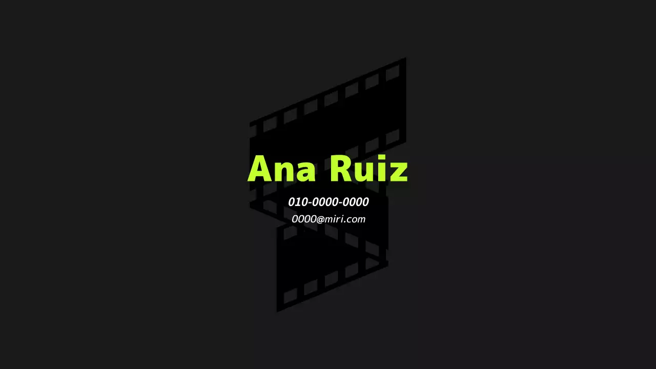 Plan de contenidos de un canal de vídeo sencillo en blanco y negro