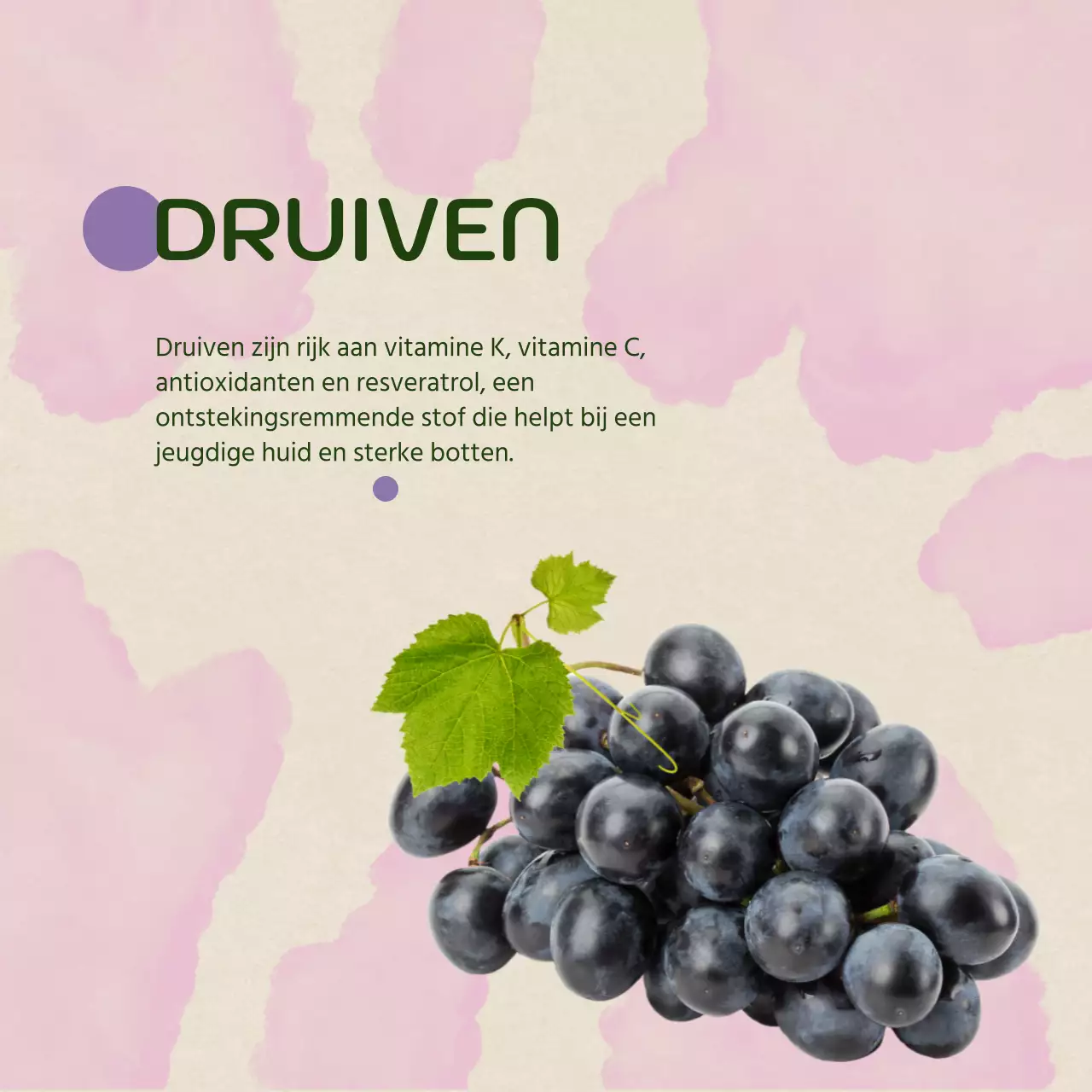 Minimalistische seizoensfruit advertentie in beige en oranje