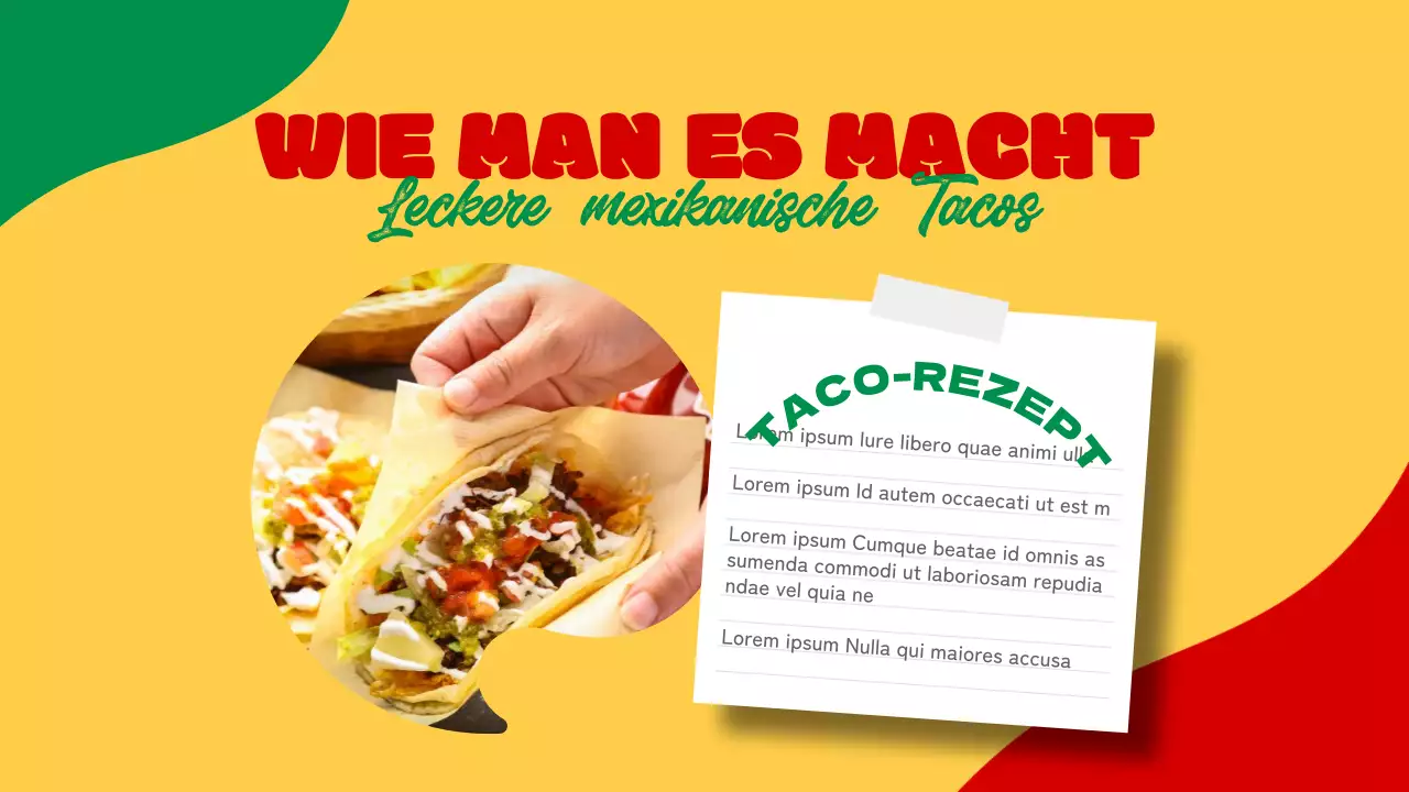 Gelbe einfache Einführungsmaterialien für Mexiko