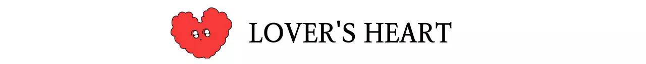 赤と白のシンプルなスタイルのモコモコかわいいハートのイラストグッズ用