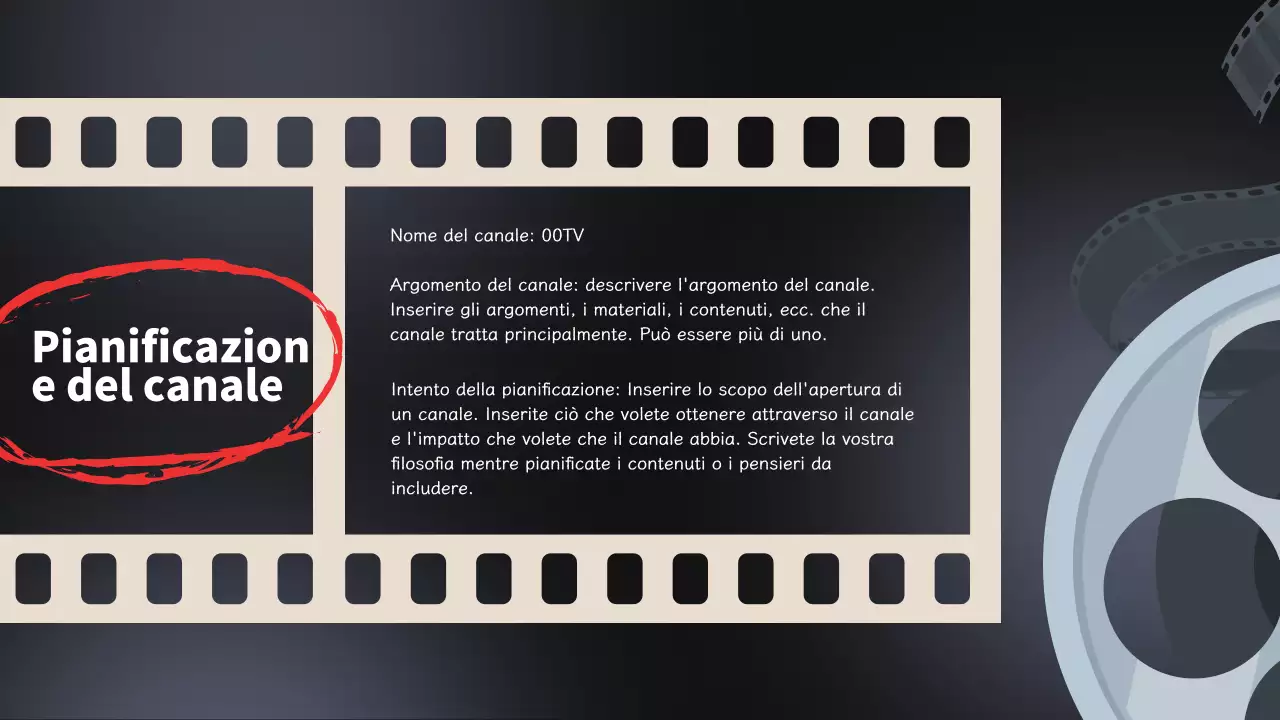 Piano dei contenuti video [Proposta di pianificazione dei contenuti video di tendenza in nero e blu