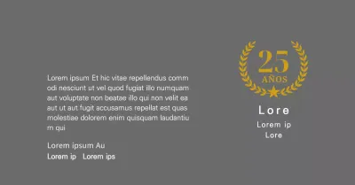 Placa de longevidad con laureles y estrellas dorados