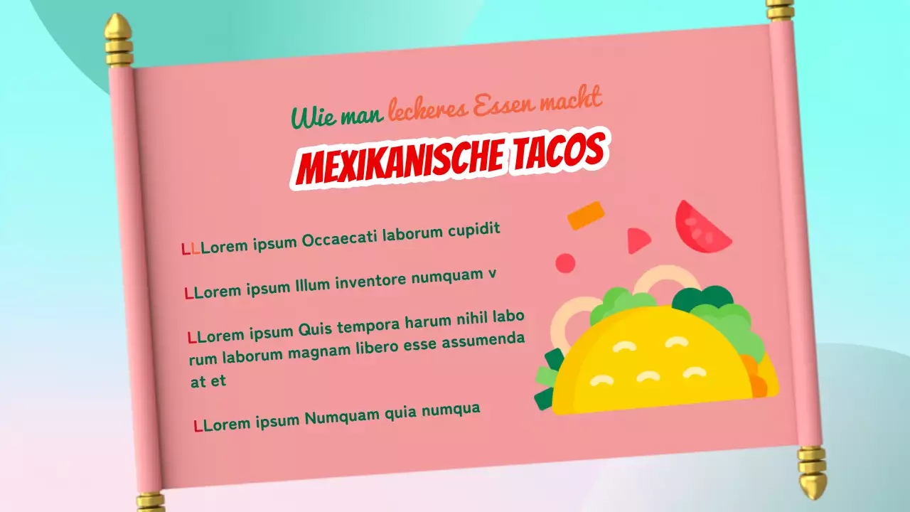 Rot und Grün Trendy About Mexico Einführung