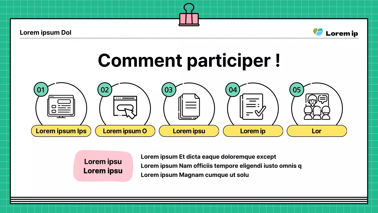 Un guide de recrutement kitsch, vert et jaune, pour votre programme