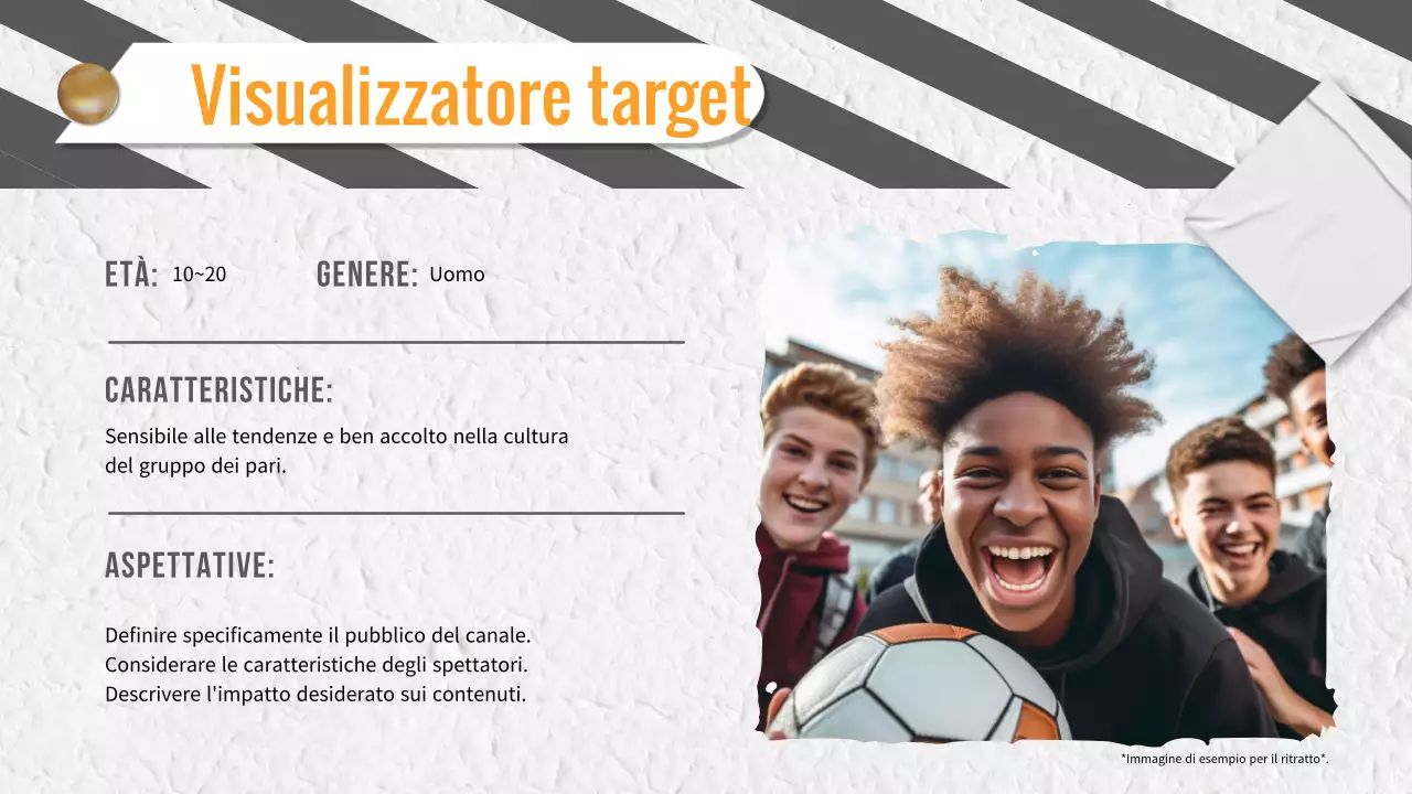 Pitch di pianificazione dei contenuti video di tendenza in grigio e giallo
