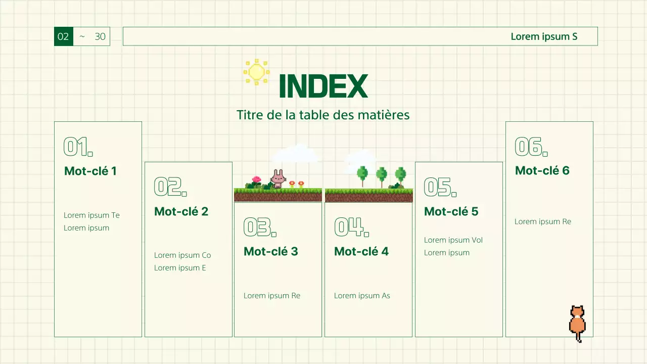 Rapport vert et rétro sur la sensibilité des jeux