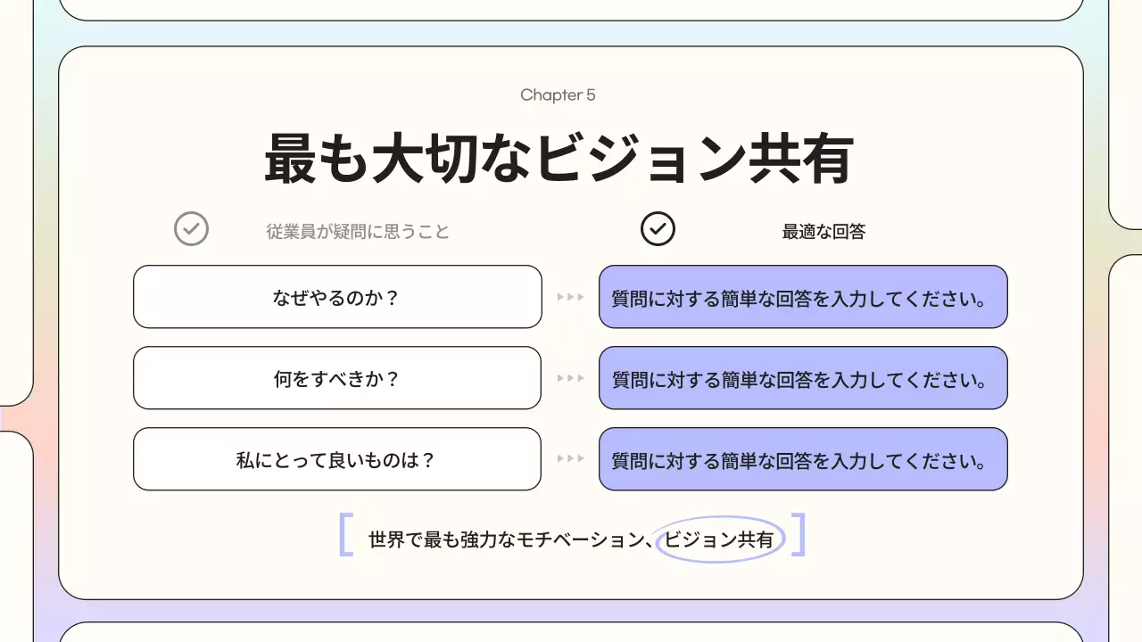 カラフル モダン ビジネス プレゼンテーション