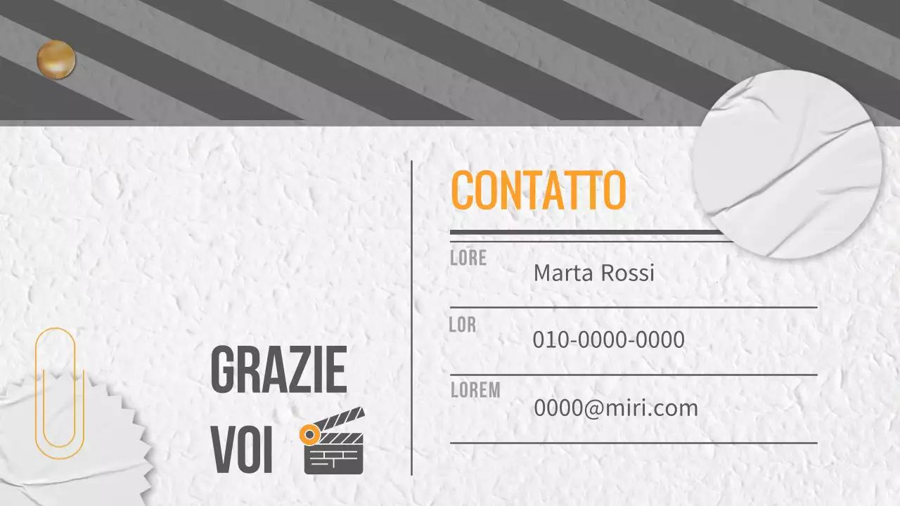 Pitch di pianificazione dei contenuti video di tendenza in grigio e giallo