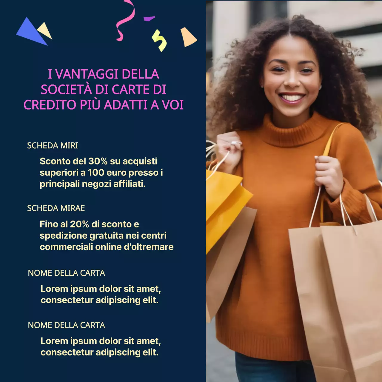 Pubblicità trendy del venerdì nero in blu e rosa
