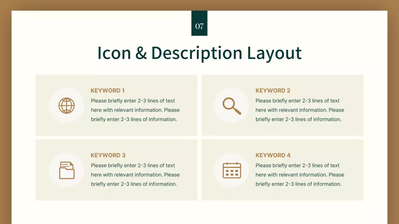 베이지 미니멀 비즈니스 프레젠테이션