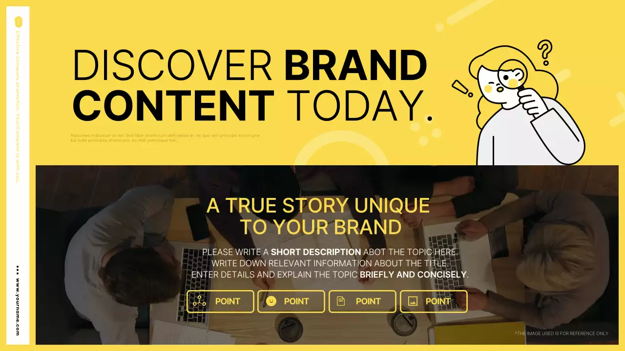 옐로우 모던 가이드 프레젠테이션