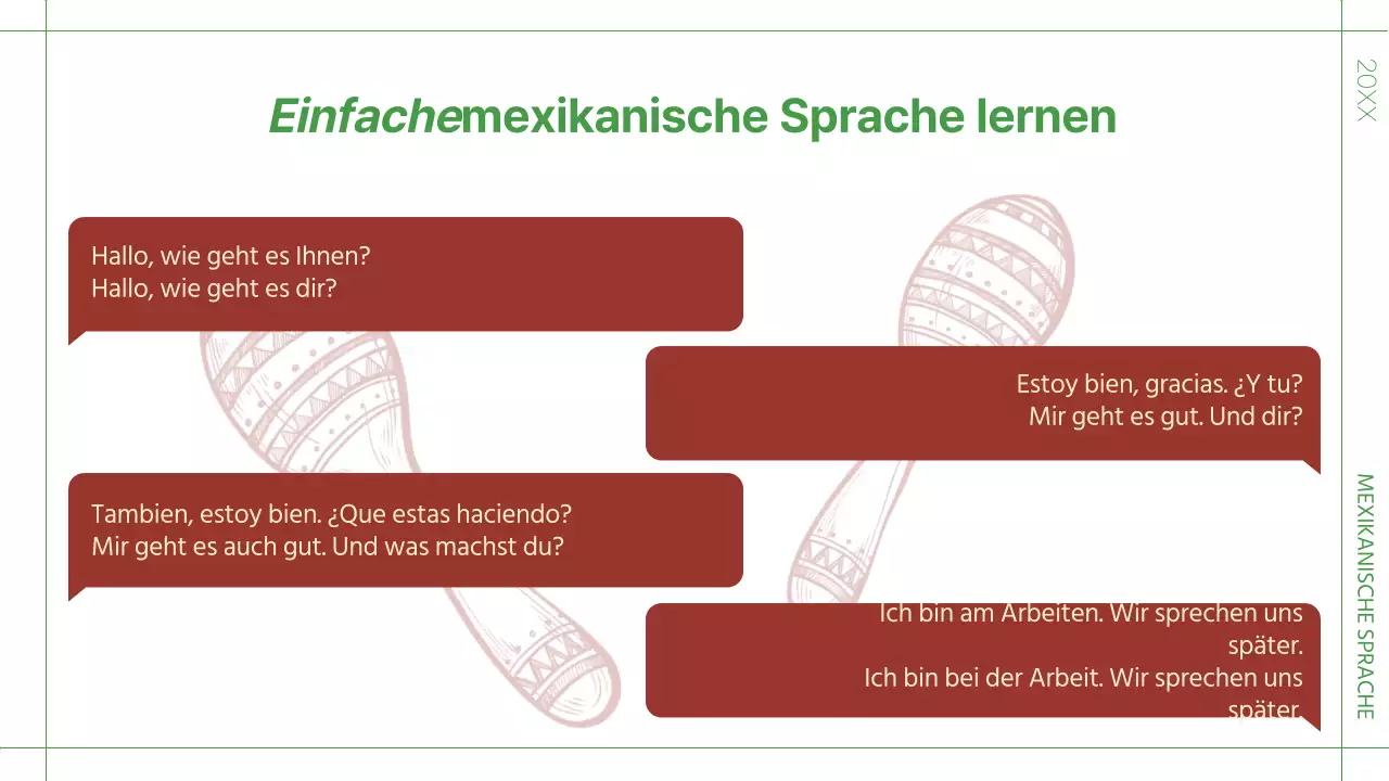 Grün und Rot Tropical Über Mexiko Einführung
