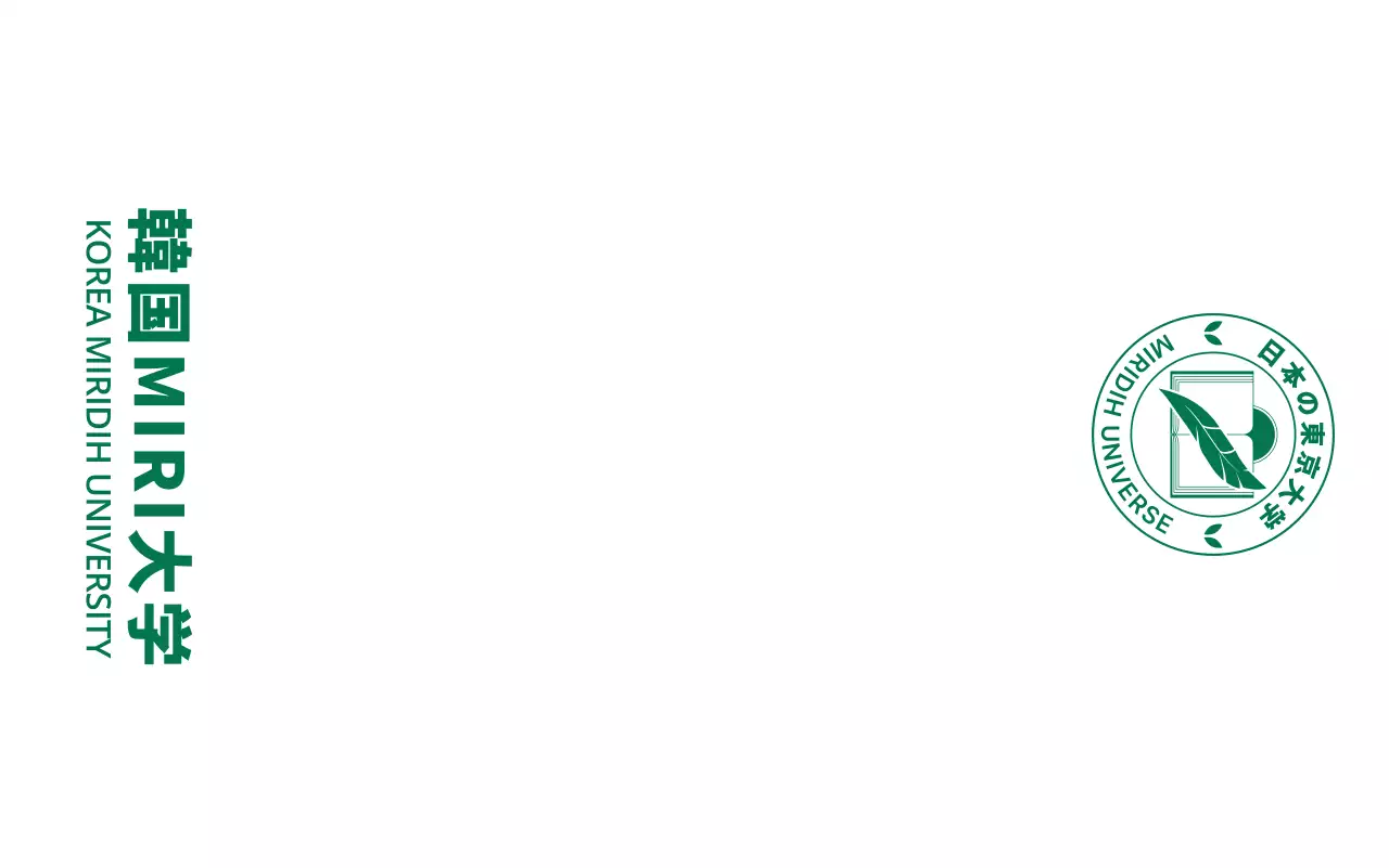 学校を象徴するロゴイラストが入った学校デザイン