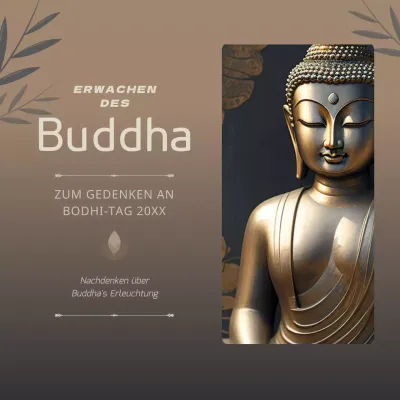Golden Luxury Buddha Celebration Werbung