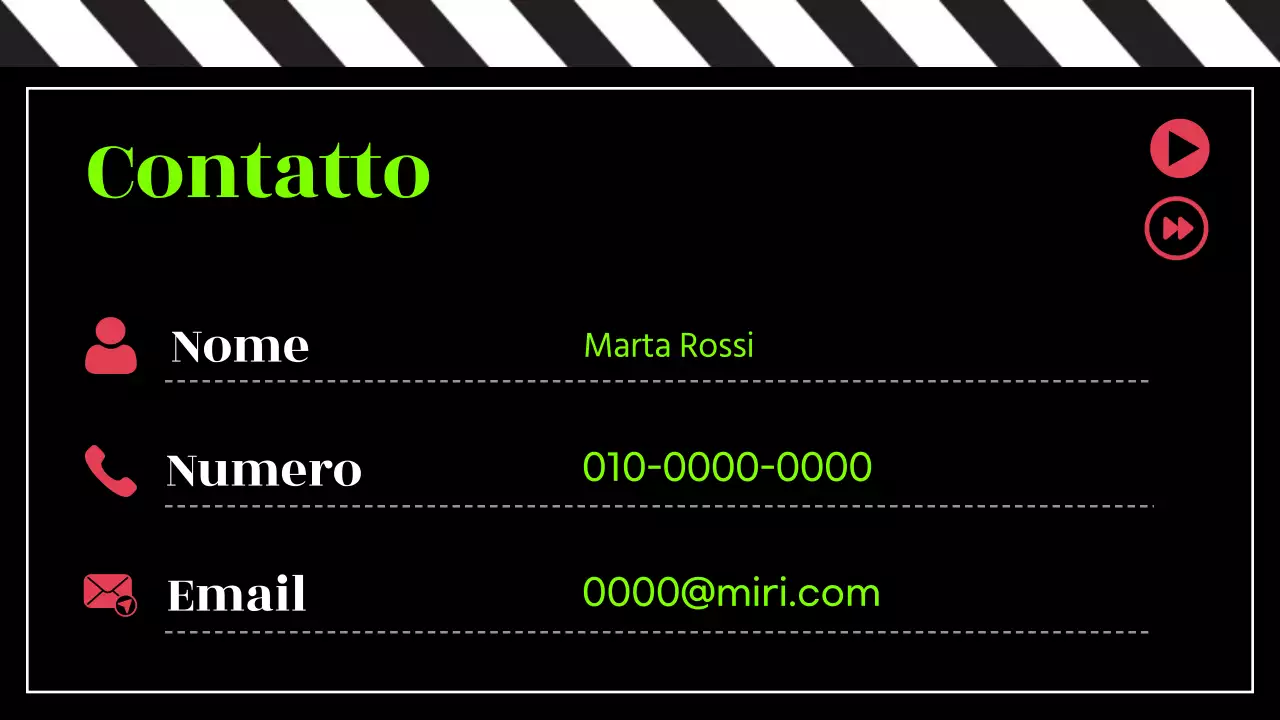 Proposta di piano dei contenuti del canale trendy Black & Neon