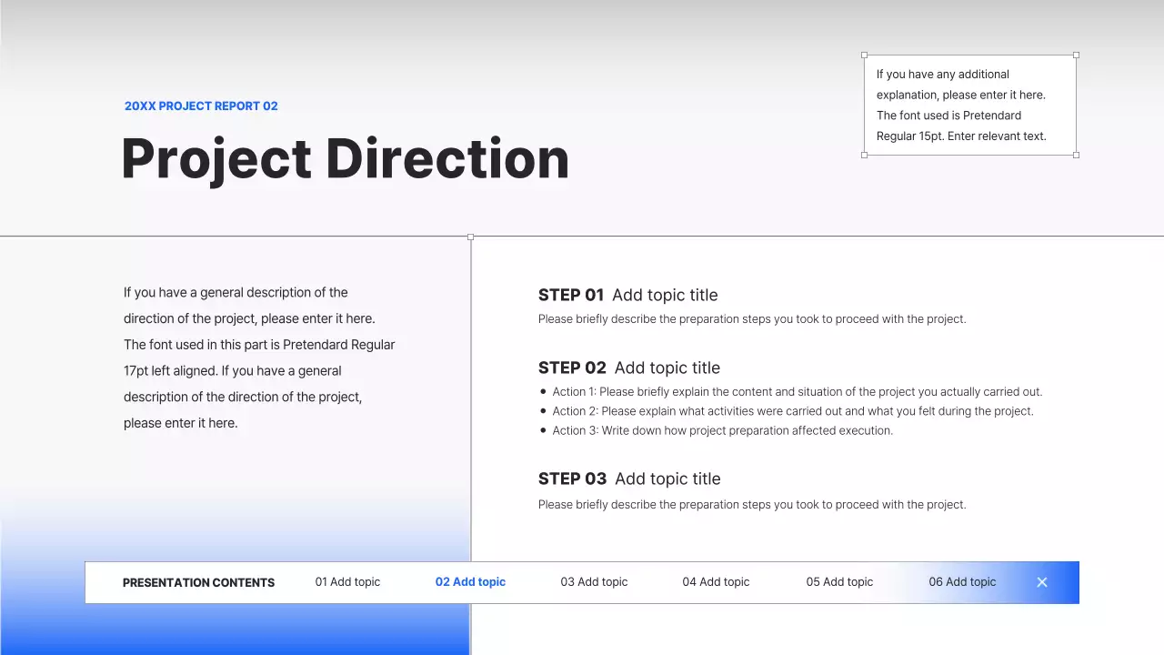 블루클린 비즈니스 보고서 템플릿 프레젠테이션
