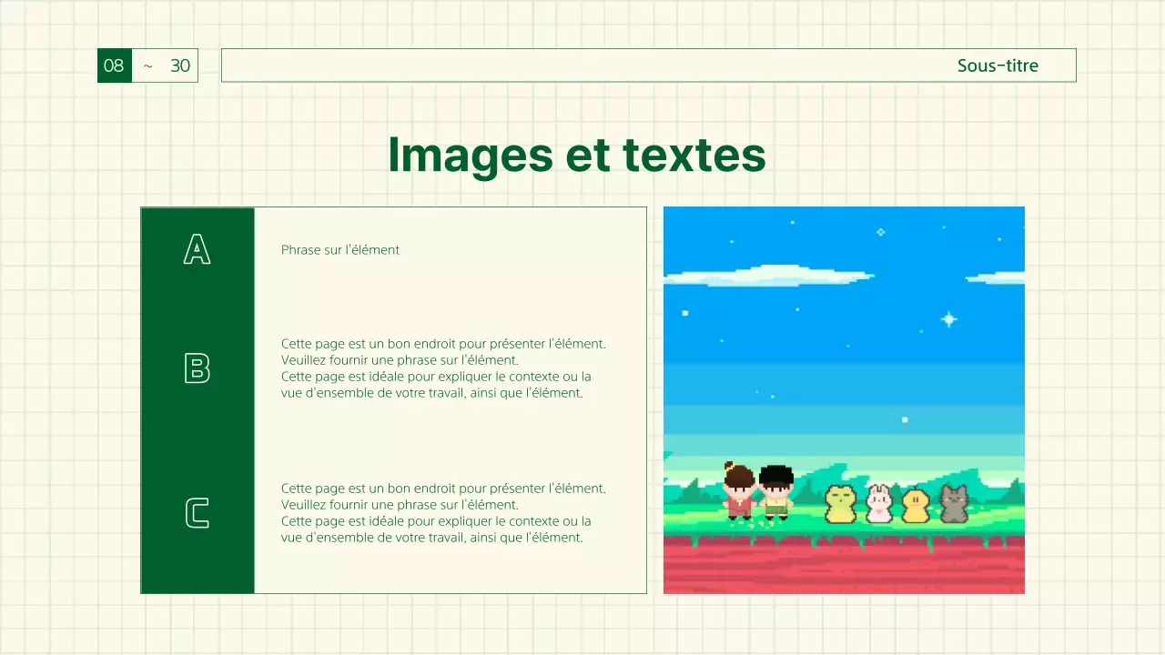 Rapport vert et rétro sur la sensibilité des jeux