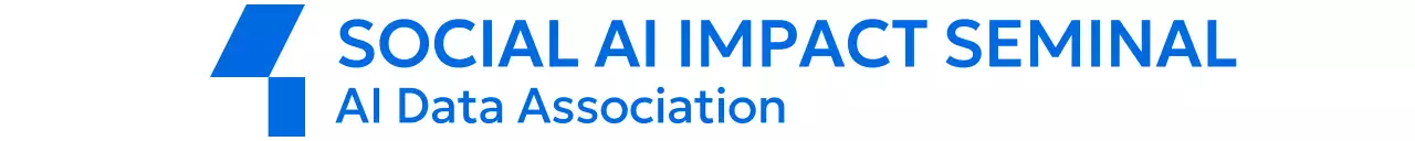 正方形のロゴと英語で構成された企業デザイン