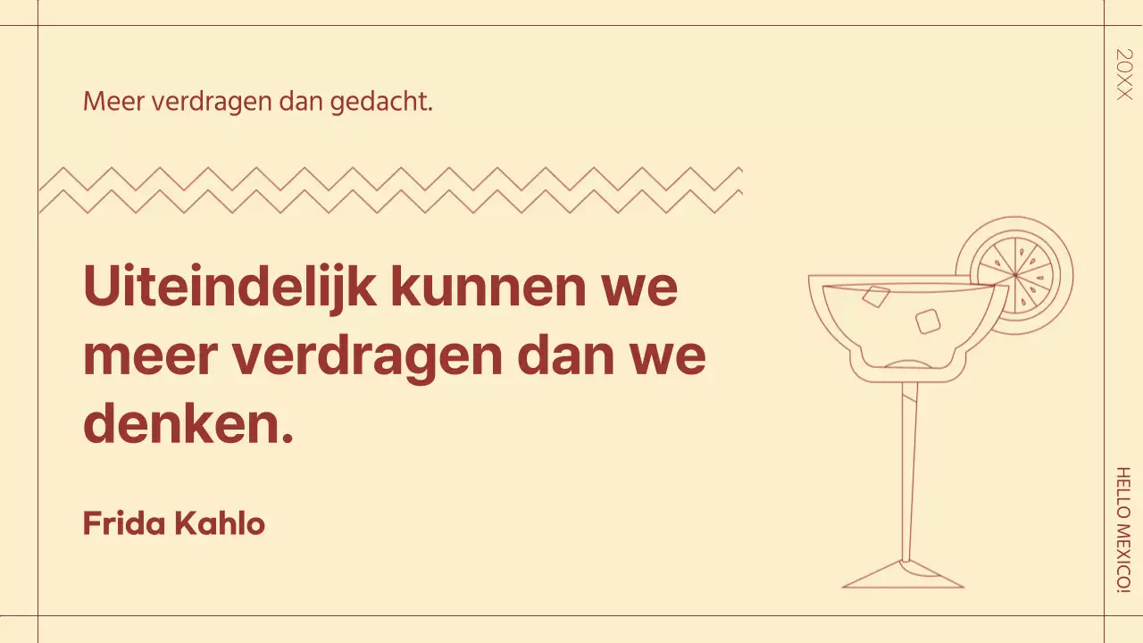 Tropisch groen en rood Over Mexico introductie