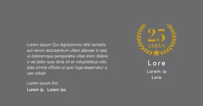 Langleven plaquette met gouden lauweren en sterren