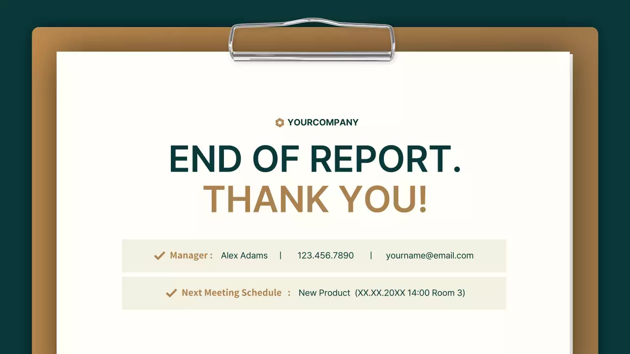 베이지 미니멀 비즈니스 프레젠테이션