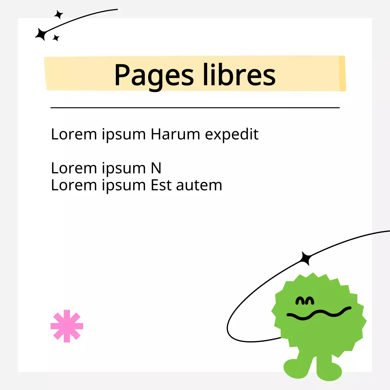 Plan d'alimentation simple, blanc et illustré