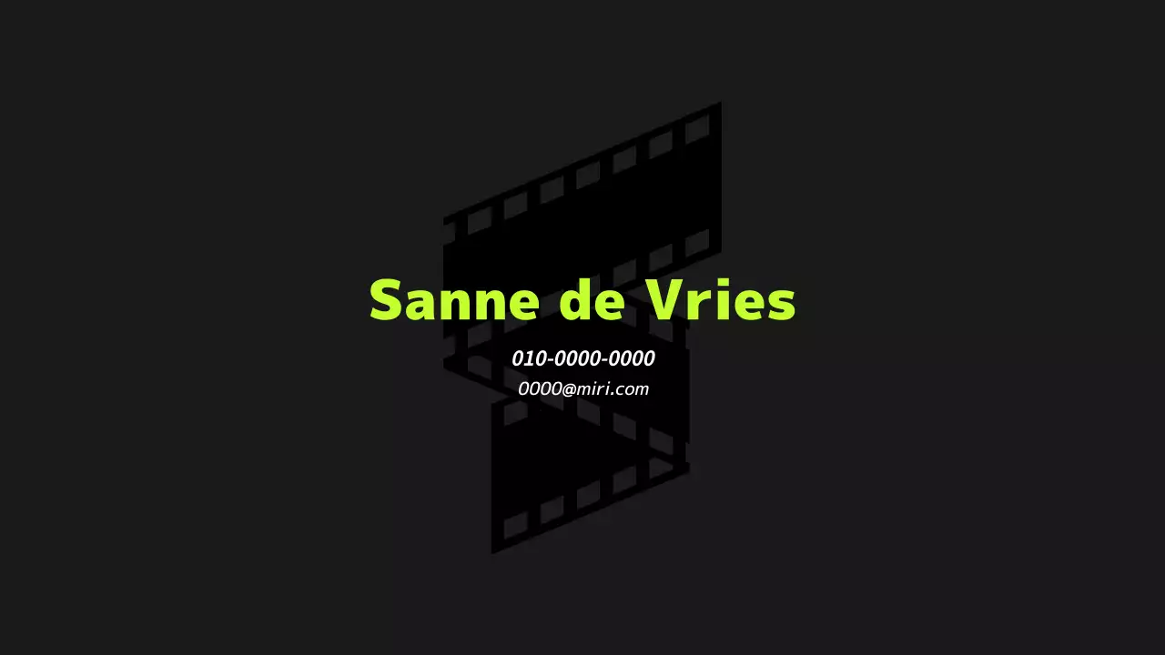 Eenvoudig zwart-wit videokanaalinhoudsplan