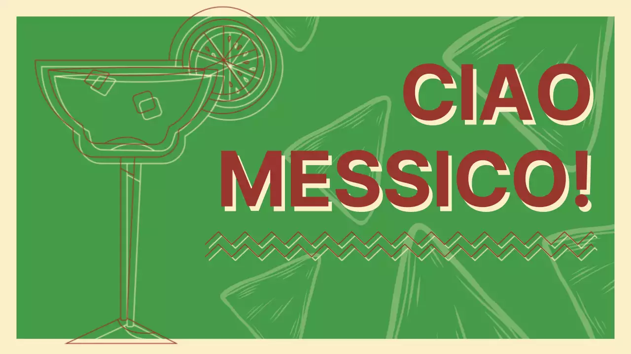 Verde e rosso tropicale Circa l'introduzione del Messico