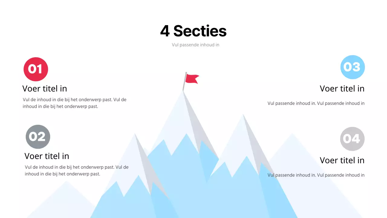 Sky Blue eenvoudig groeiplan