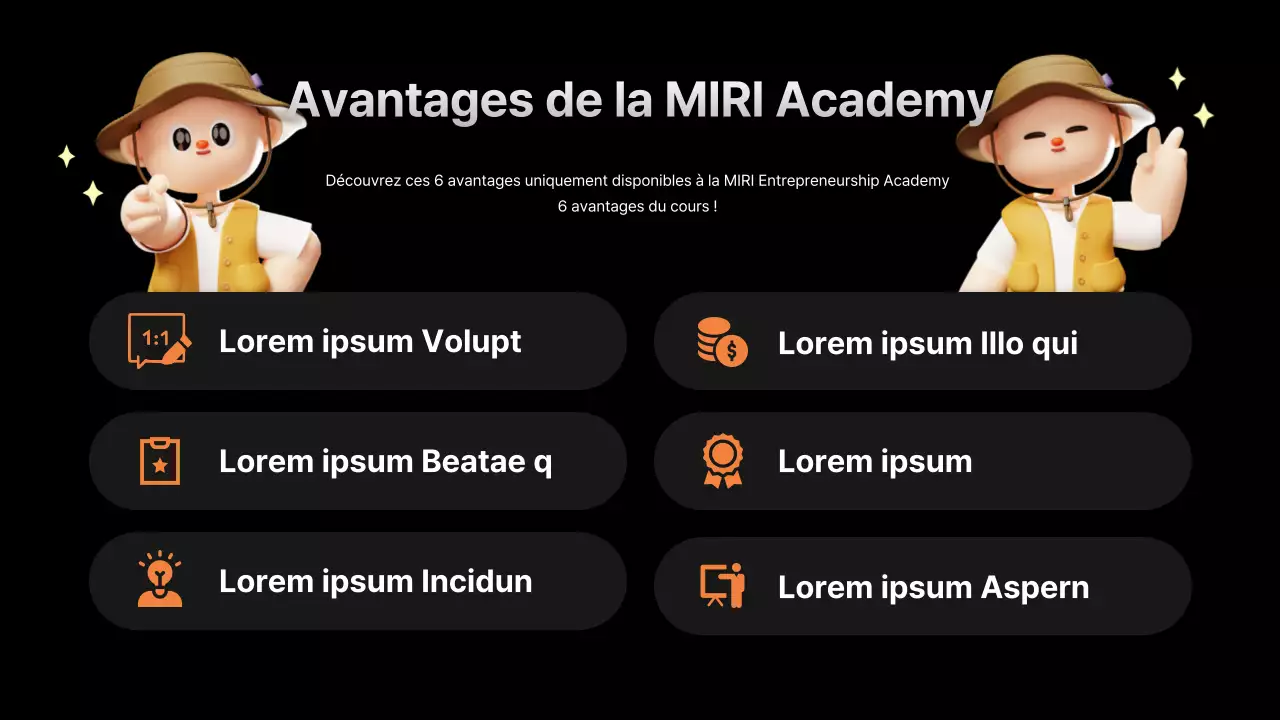Promouvoir le recrutement en noir et orange