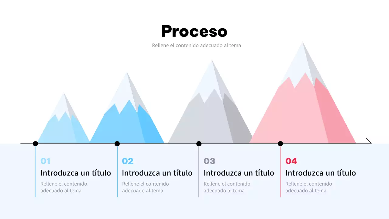 Sky Blue Plan de crecimiento empresarial sencillo