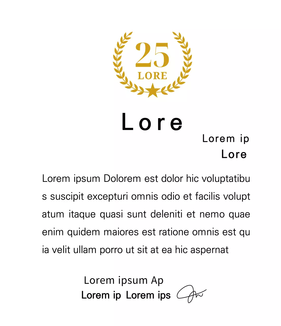 Targa di longevità con allori e stelle d'oro