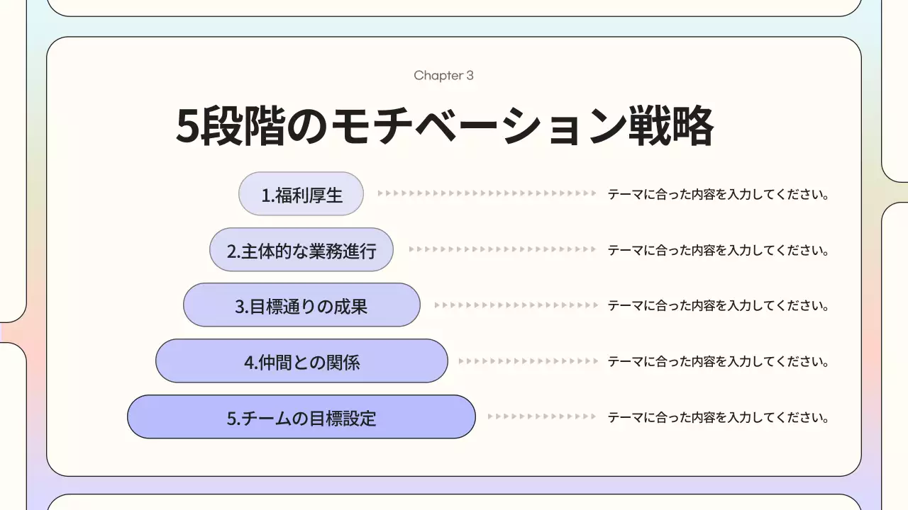 カラフル モダン ビジネス プレゼンテーション