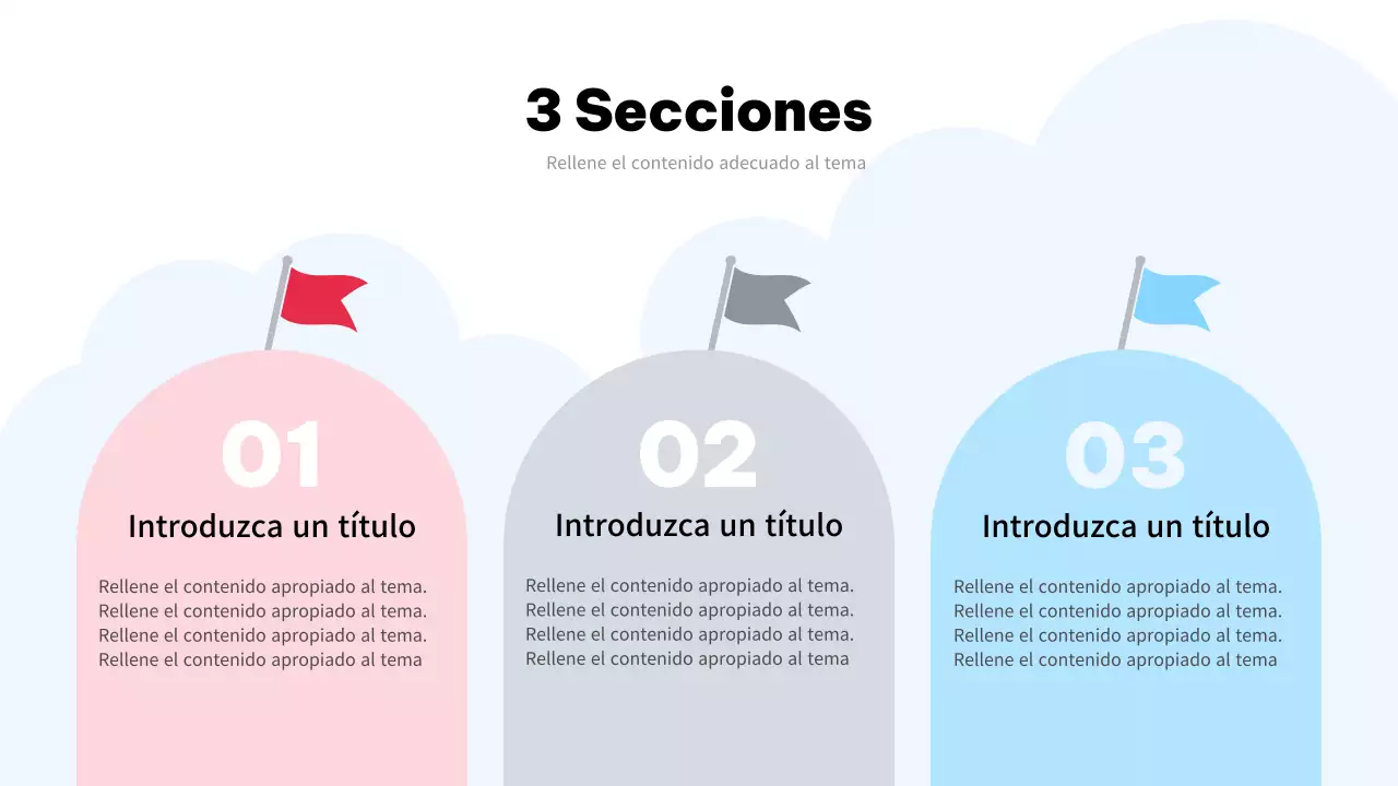 Sky Blue Plan de crecimiento empresarial sencillo