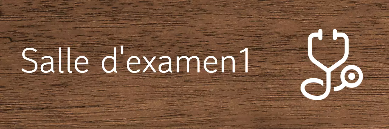 Guide de l'icône de l'hôpital sur fond sombre et texte blanc